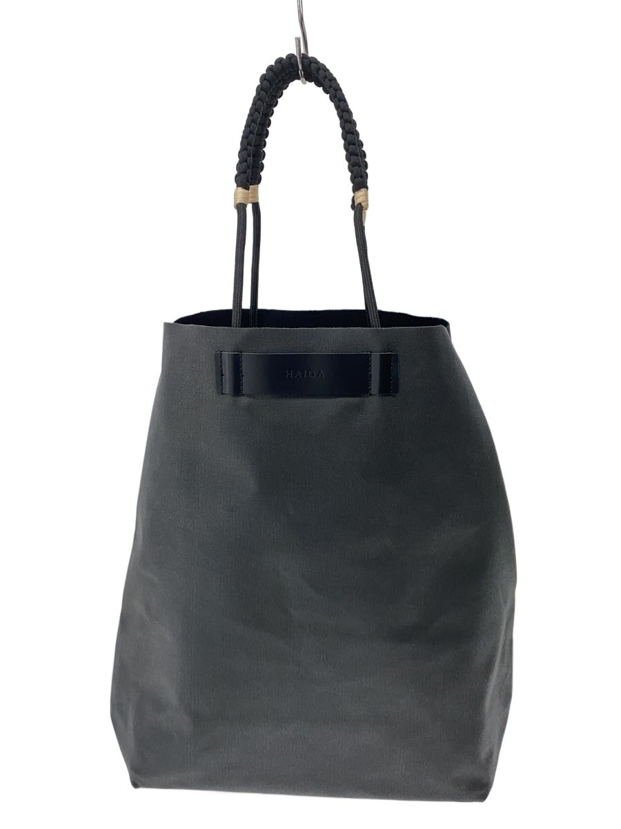 HAIDA/PARAFIN CANVAS COLLECTION/L/トートバッグ/--/BLK/無地