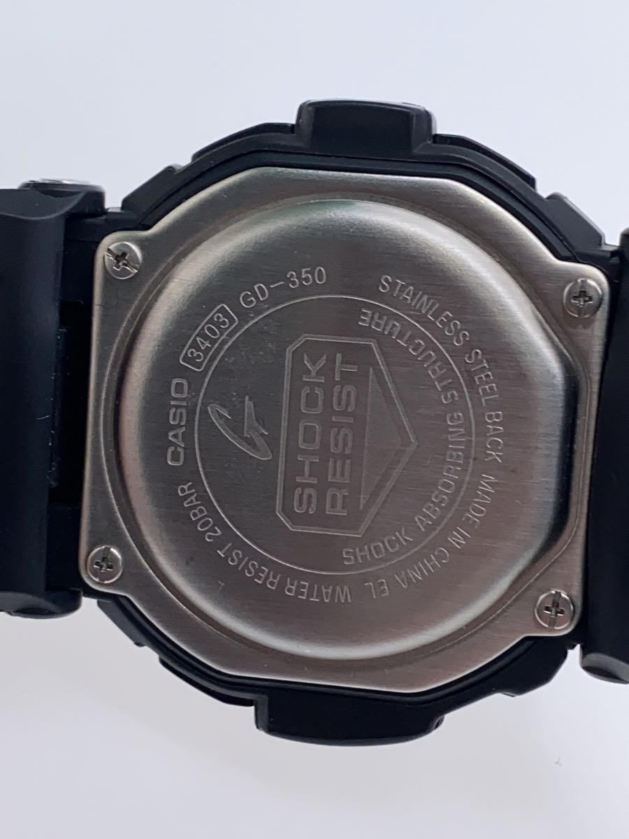 【中古】CASIO◆クォーツ腕時計・G-SHOCK/デジタル/ラバー/BLK/BLK/SS//【服飾雑貨他】