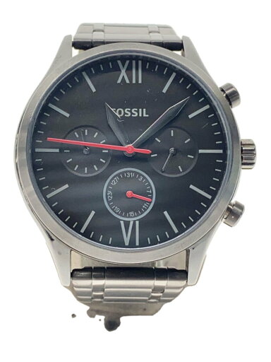 【中古】FOSSIL◆腕時計/アナログ/ステンレス/GRY/GRY/SS/BQ2408【服飾雑貨他】 【中古】FOSSIL◆腕時計/アナログ/ステンレス/GRY/GRY/SS/BQ2408【服飾雑貨他】