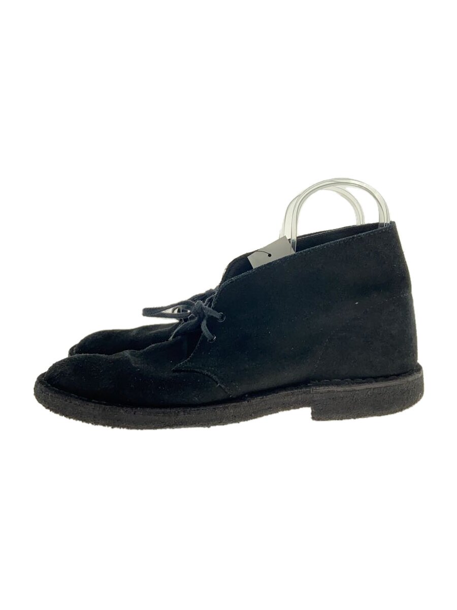 【中古】Clarks◆チャッカブーツ/US8/ブラック/31691【シューズ】