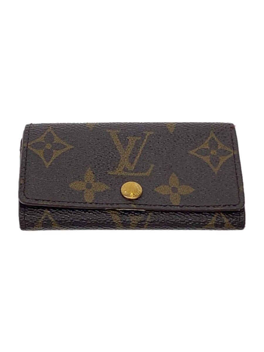 Other - 【中古】LOUIS VUITTON◆ミュルティクレ4_モノグラム・キャンバス_BRW/PVC/BRW/総柄/メンズ【服飾雑貨他】