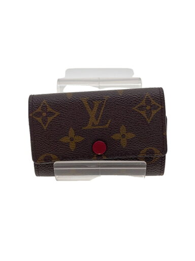 【中古】LOUIS VUITTON◆ミュルティクレ6_モノグラム・キャンバス_BRW_フューシャ/--/BRW/モノグラム/レディース【服飾雑貨他】 【中古】LOUIS VUITTON◆ミュルティクレ6_モノグラム・キャンバス_BRW_フューシャ/--/BRW/モノグラム/レディース【服飾雑貨他】