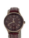 【中古】CITIZEN◆ソーラー腕時計/アナログ/レザー/BRD/BRD/SS/hz46-t024696【服飾雑貨他】(2)