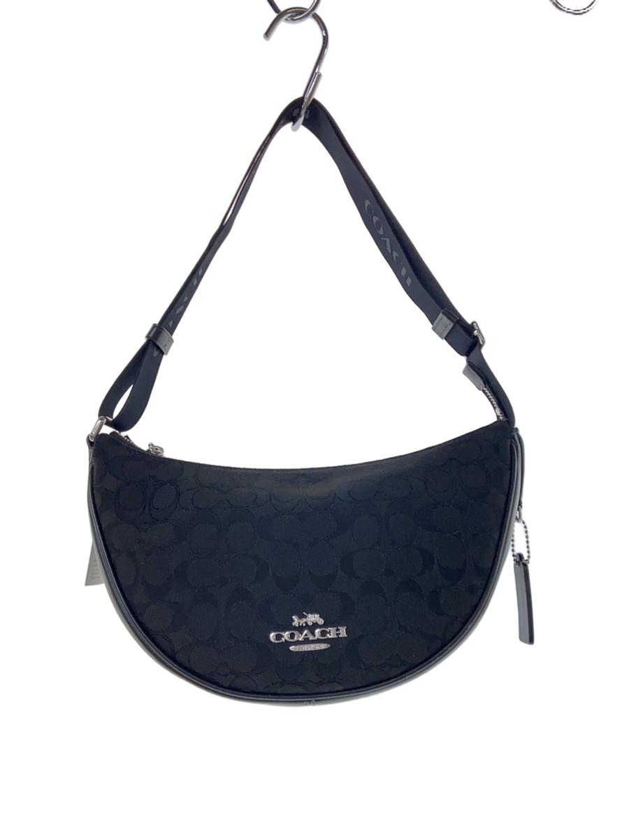 【中古】COACH◆バッグ/キャンバス/BLK/総柄/D2422-CT822【バッグ】