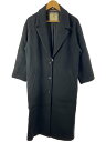 【中古】JOURNAL STANDARD L’essage◆コート/FREE/ウール/BLK/20-020-370-8020-3-0【レディースウェア】