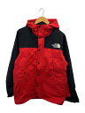 【中古】THE NORTH FACE◆MOUNTAIN LIGHT JACKET_マウンテンライトジャケット/M/ゴアテックス/RED【メンズウェア】