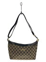【中古】GUCCI◆ショルダーバッグ_GGキャンバス/キャンバス/BLK【バッグ】(4)