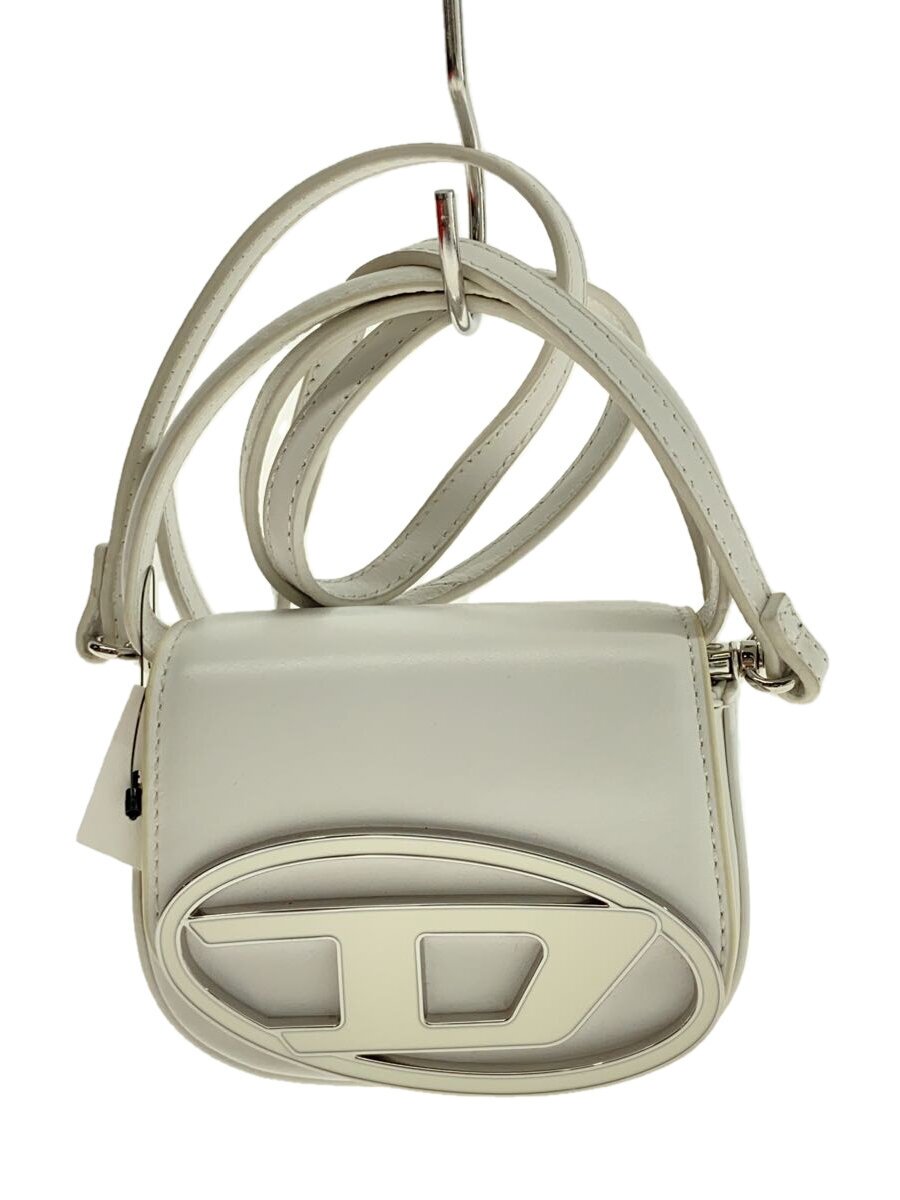 【中古】DIESEL◆ショルダーバッグ/1DR XS/レザー/WHT/X08709 PR818【バッグ】