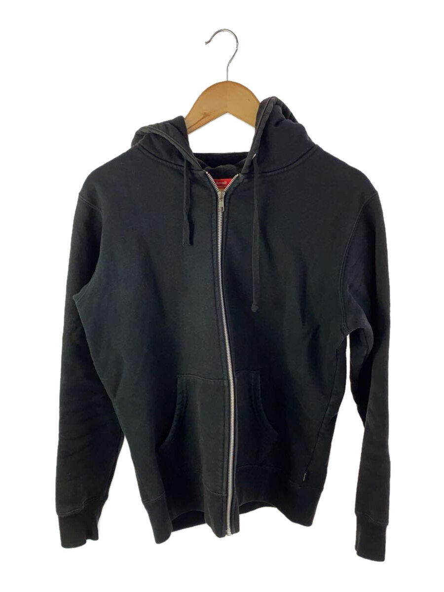 【中古】Supreme◆ジップパーカー/S/コットン/BLK【メンズウェア】