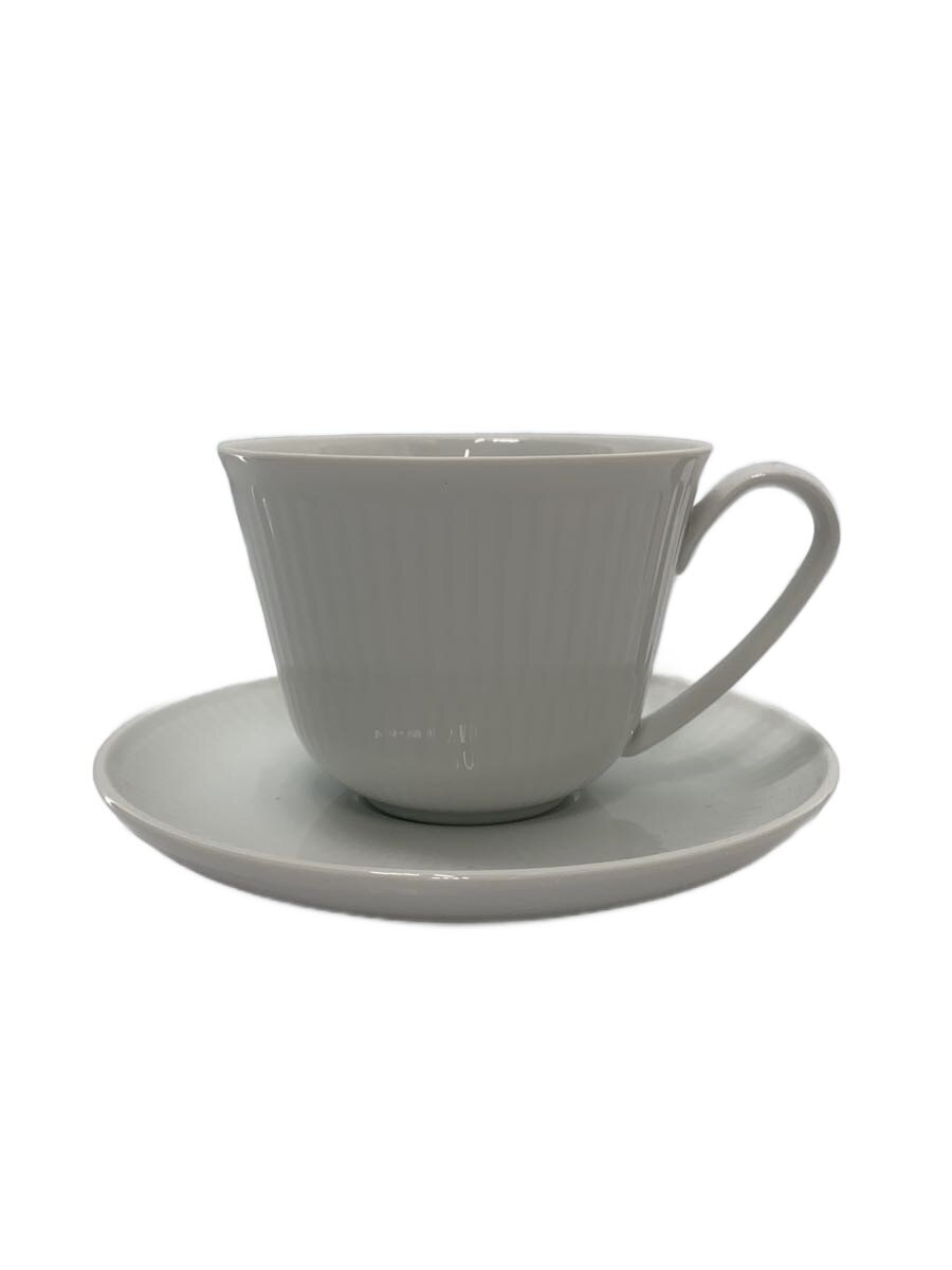 【中古】ROYAL COPENHAGEN◆カップ&ソーサー/2点セット/WHT【キッチン用品】