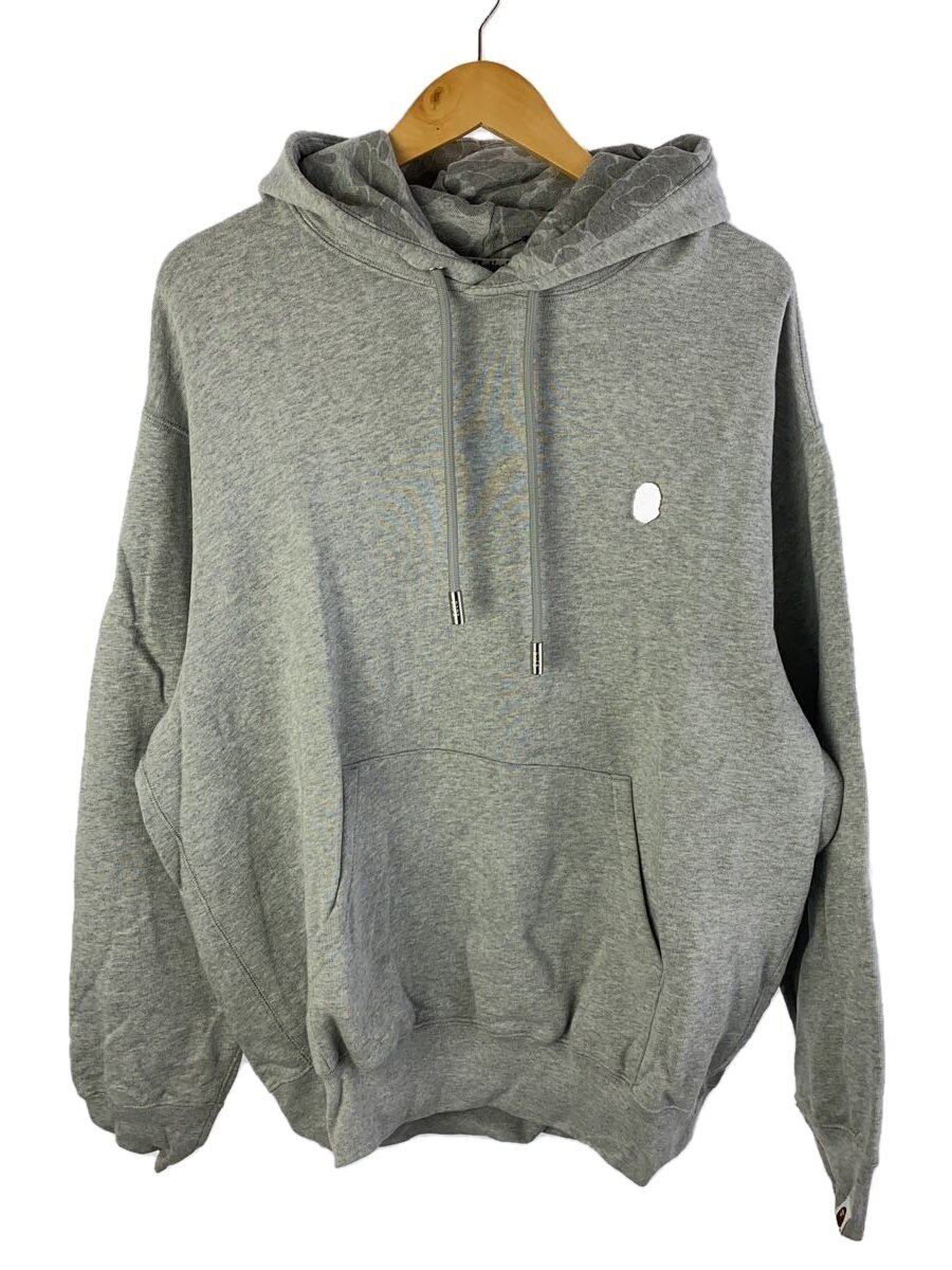 【中古】A BATHING APE◆パーカー/L/コットン/GRY/001PPL301301M【メンズウェア】