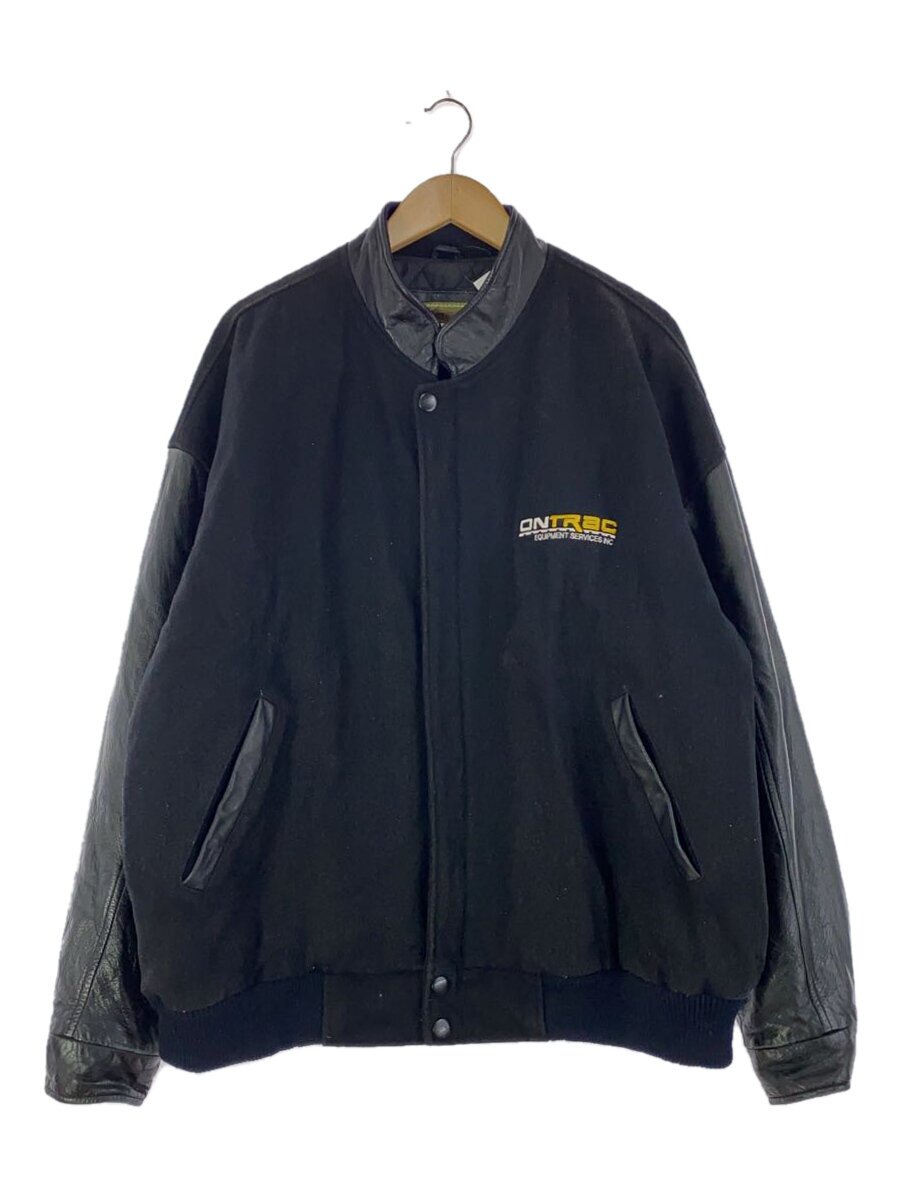 【中古】rivers End/スタジャン/XL/ウール/BLK/無地【メンズウェア】