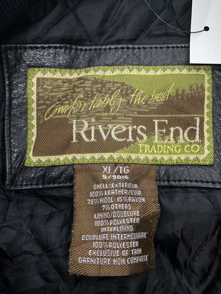 2nd STREET 楽天市場店の【中古】rivers End/スタジャン/XL/ウール/BLK/無地【メンズウェア】｜アングル3
