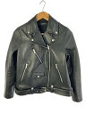 【中古】JOURNAL STANDARD◆ダブルライダースジャケット/M/羊革/BLK/16-011-400-1100-3-0【レディースウェア】