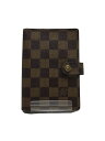 【中古】LOUIS VUITTON◆アジェンダPM_ダミエエベヌ/R20700/ルイヴィトン【服飾雑貨他】