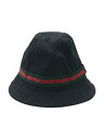 【中古】GUCCI◆ハット/M/コットン/BLK/モノグラム/レディース//【服飾雑貨他】