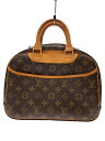 【中古】LOUIS VUITTON◆1)トゥルーヴィル_モノグラム・キャンバス_BRW/PVC/BRW【バッグ】(4)