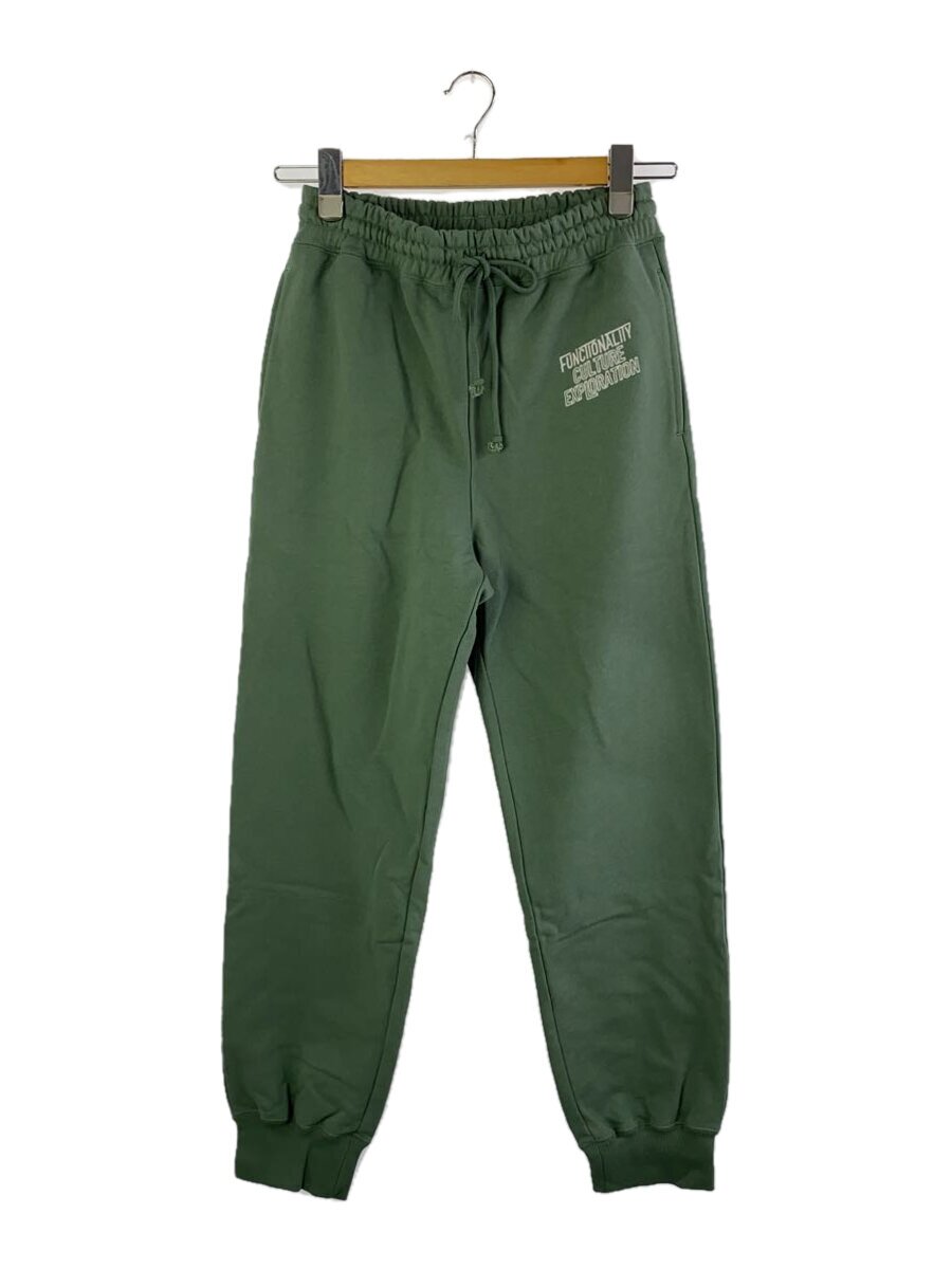 【中古】F/CE◆EMBROIDERY SWEAT PT/ボトム/S/コットン/GRN/FSU3231U0001【メンズウェア】