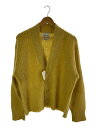 【中古】hunting valley/60s/モヘア40%混/カーディガン(厚手)/M/ウール/YLW//【メンズウェア】