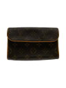 【中古】LOUIS VUITTON◆ポシェット・フロランティーヌ_モノグラム・キャンバス_BRW/PVC/BRW/総柄【バッグ】