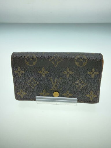 【中古】LOUIS VUITTON◆2つ折り財布/キャンバス/BRW/モノグラム/レディース【服飾雑貨他】 【中古】LOUIS VUITTON◆2つ折り財布/キャンバス/BRW/モノグラム/レディース【服飾雑貨他】