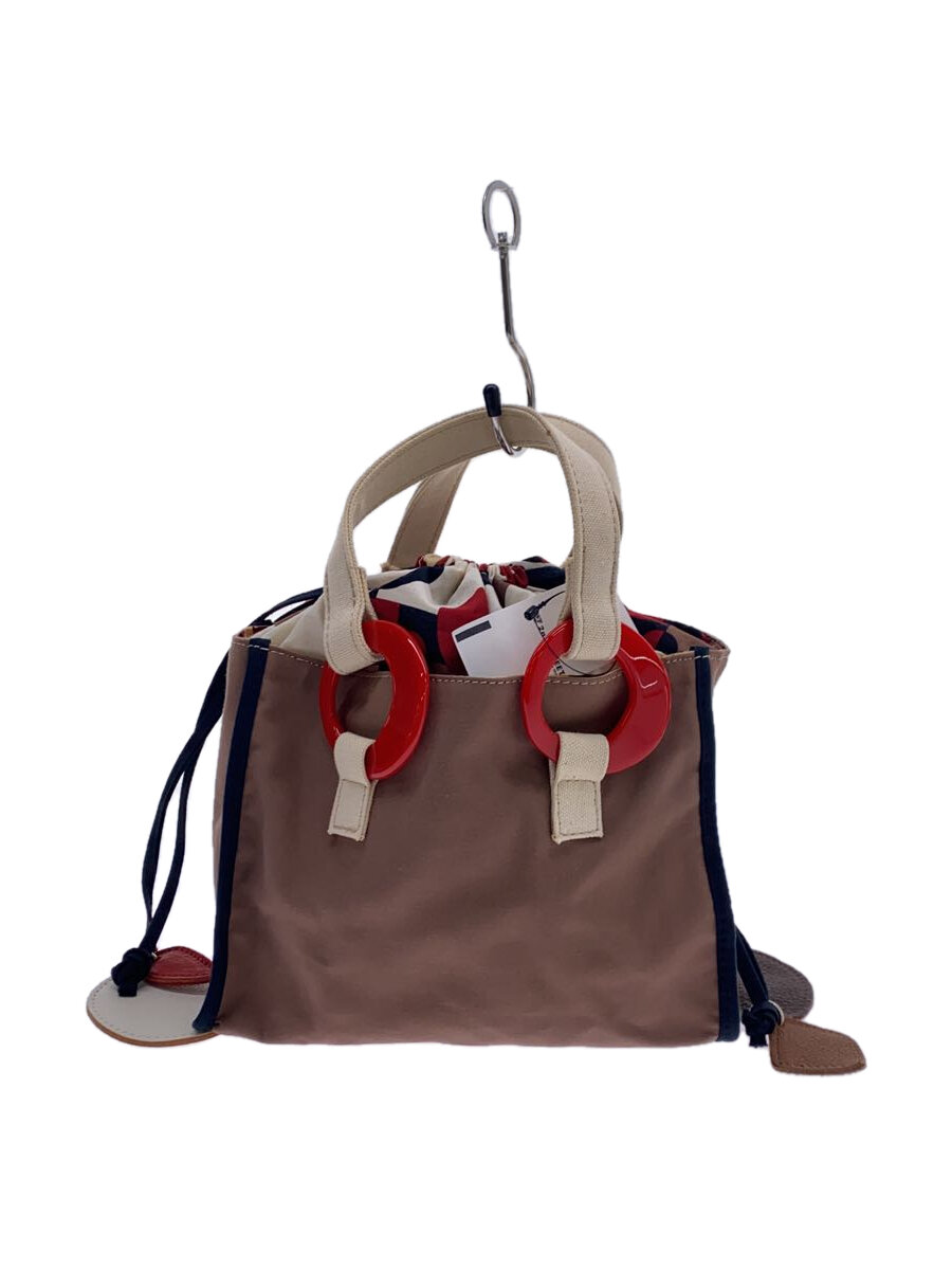 Vanity Bags, Cases - 【中古】MARNI◆ハンドバッグ/コットン/BRW【バッグ】