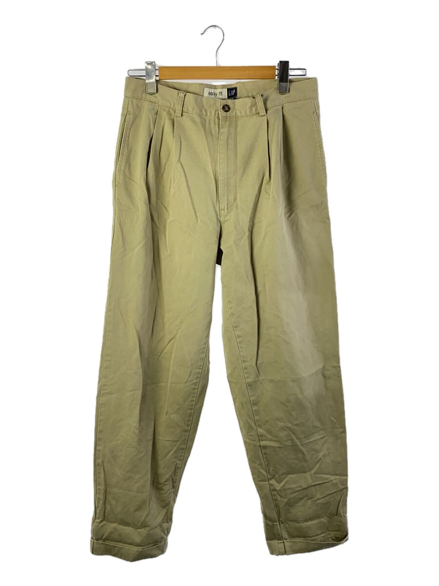 【中古】GAP◆ボトム/32/コットン/BEG/無地【メンズウェア】