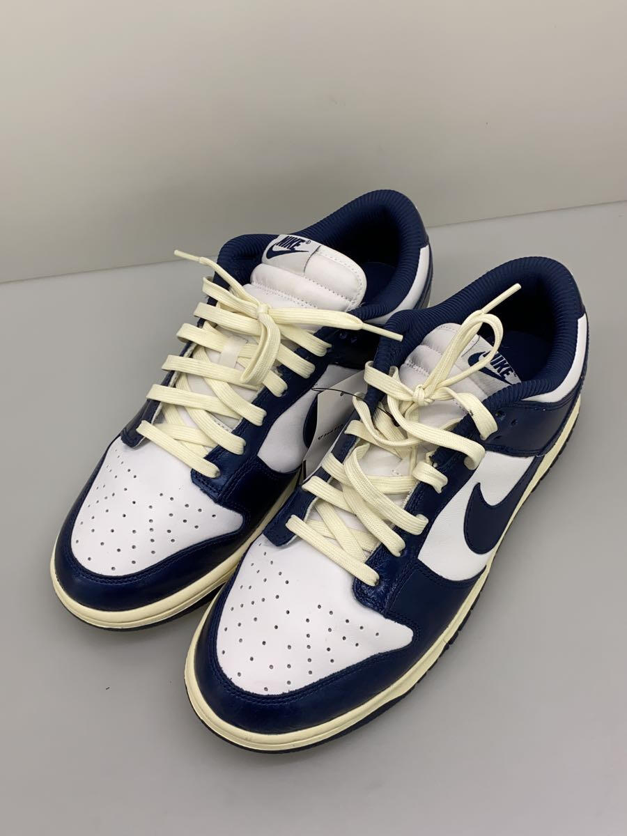 【中古】NIKE◆DUNK LOW PRM_ダンク ロー プレミアム/29cm/NVY【シューズ】