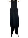 【中古】DIESEL◆オールインワン/XS/ポリエステル/BLK/無地【レディースウェア】