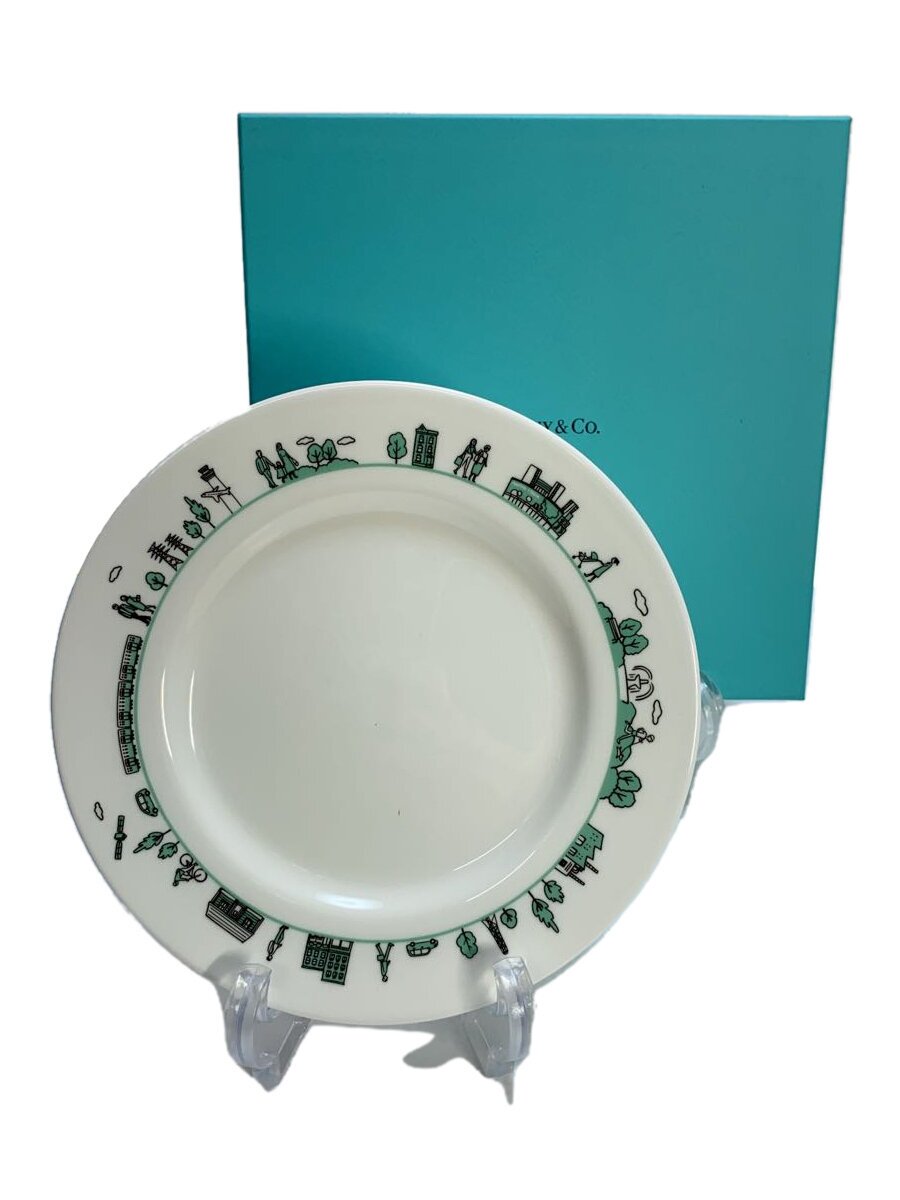 【中古】TIFFANY&Co.◆プレート/WHT【キッチン用品】