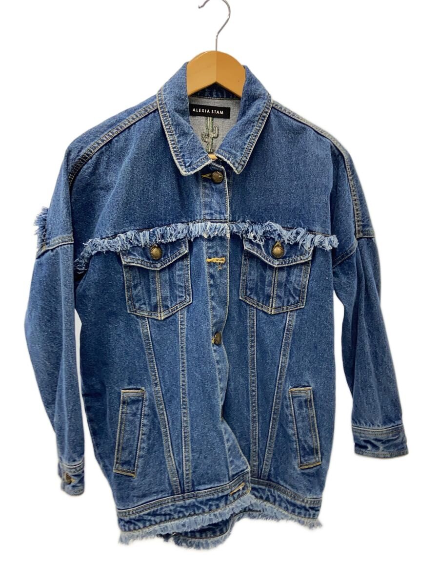 【中古】ALEXIA STAM◆Gジャン/FREE/デニム/NVY/AS16AW-JK004BL-F//【レディースウェア】