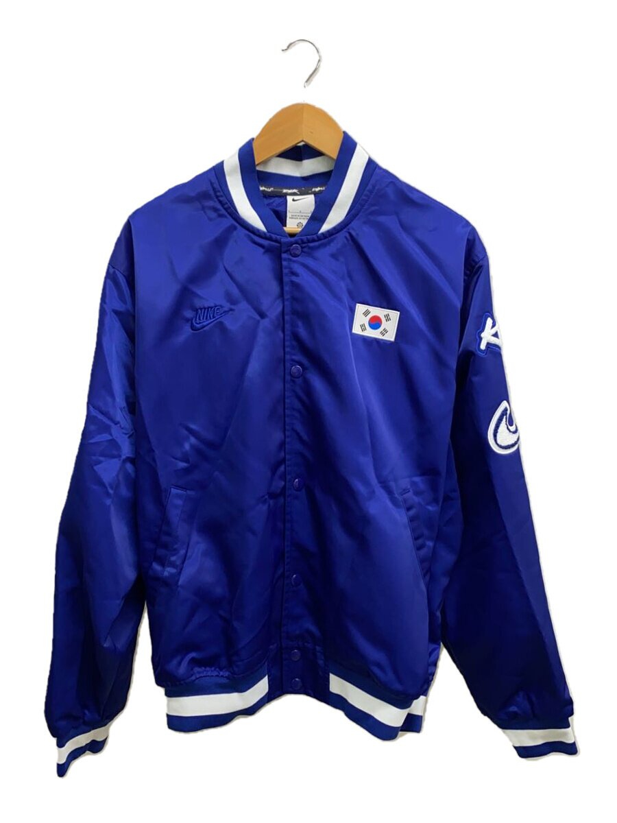NIKE◆スタジャン L ポリエステル BLU FN9459-455