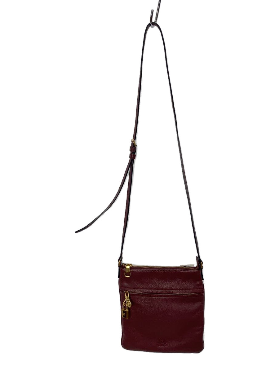 【中古】LOEWE◆ショルダーバッグ/レザー/BRD/011004//【バッグ】