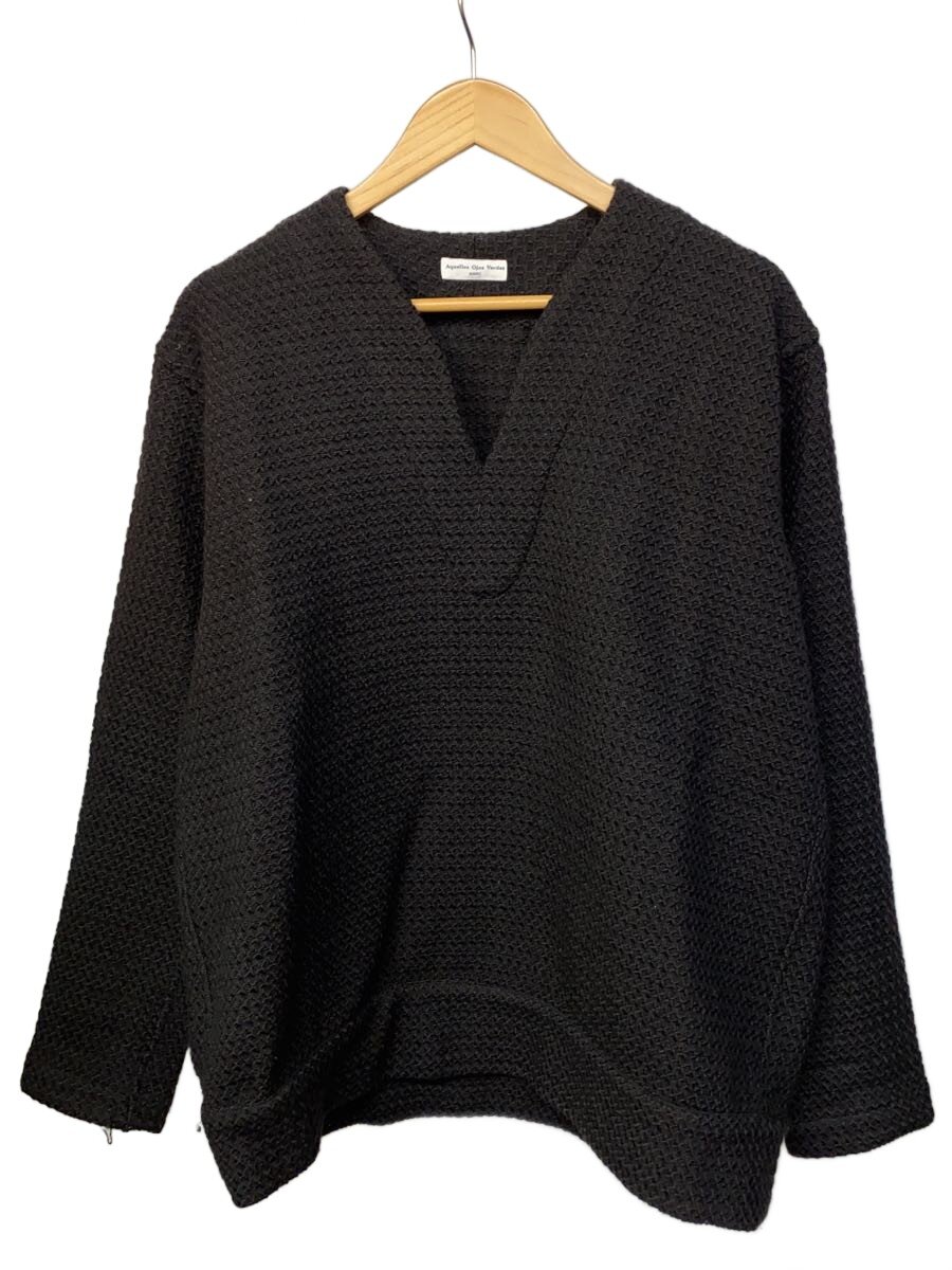 AQUELLOS OJOS VERDES/V neck pullover/4//BLK/AOV-42F-SC12-17