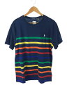 POLO RALPH LAUREN◆Tシャツ/L/コットン/ネイビー/ボーダー//