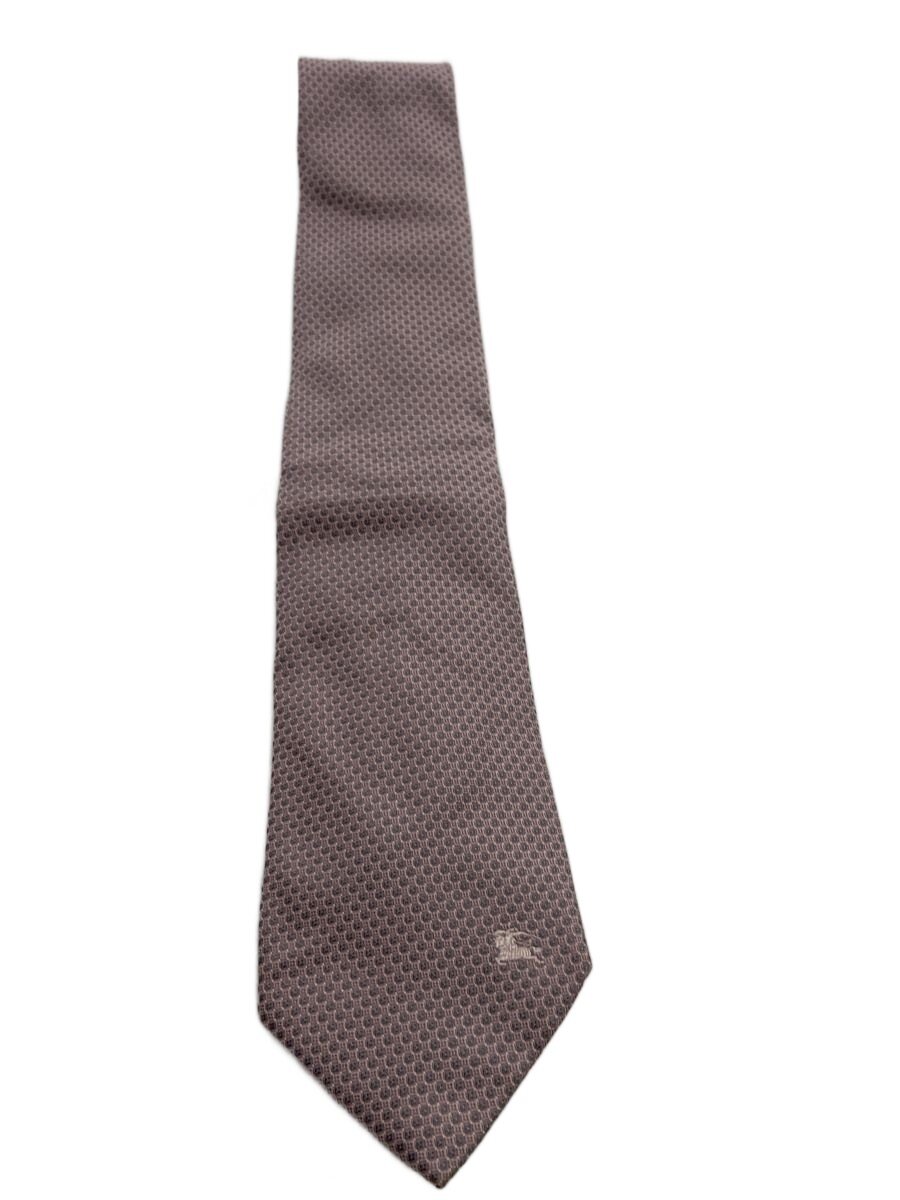 BURBERRY - 【中古】BURBERRY◆ネクタイ/シルク/PNK/メンズ【服飾雑貨他】