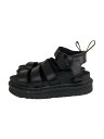 【中古】Dr.Martens◆サンダル/UK4/BLK/レザー【シューズ】(4)