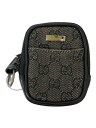 【中古】GUCCI◆GG柄/BLK/総柄/レディース【服飾雑貨他】