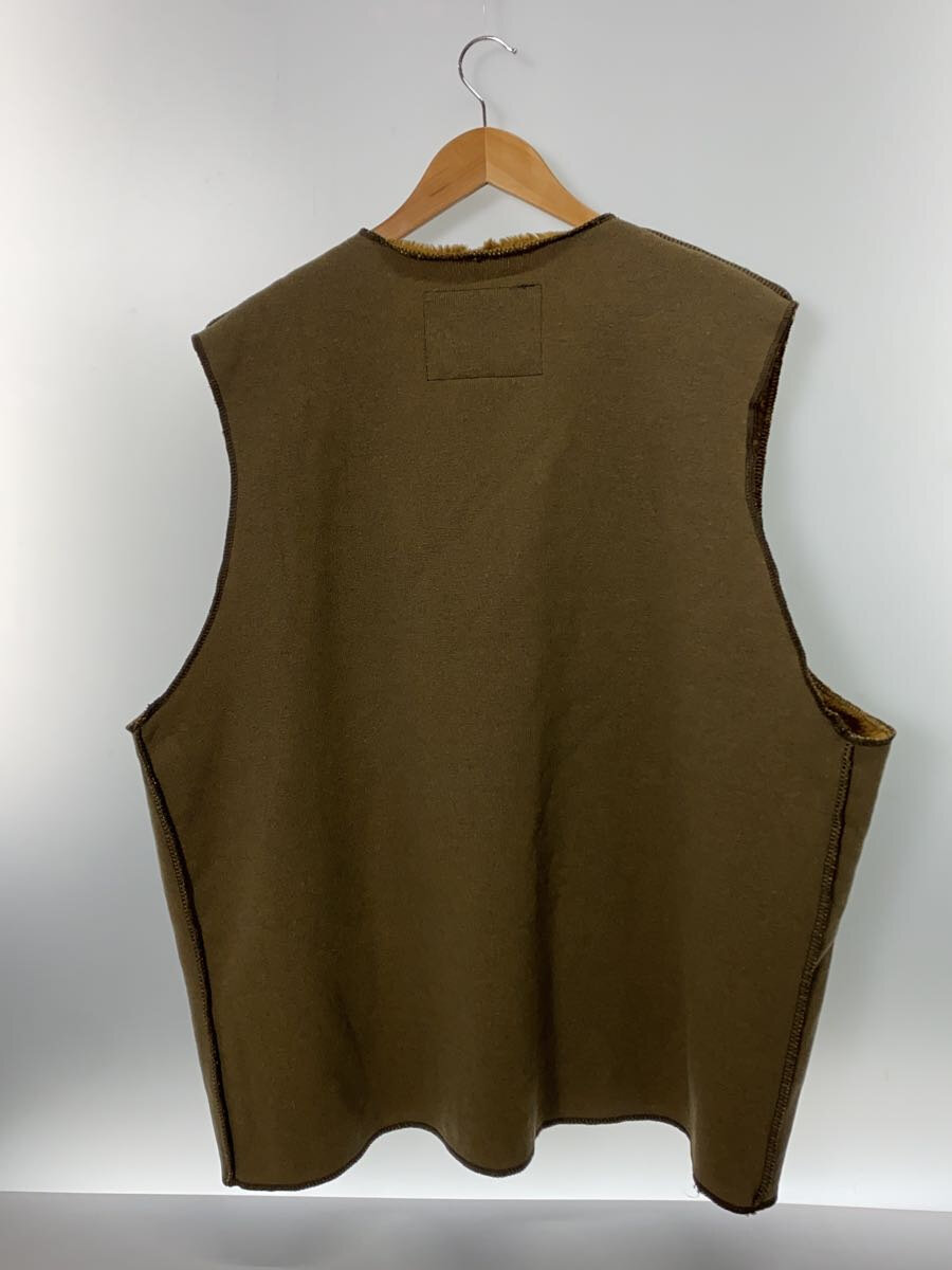 【中古】Barbour◆WARM PILE LINING/ベスト/--/アクリル/KHK/A295【メンズウェア】