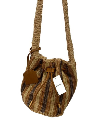 【中古】CHARLES&KEITH◆ハンドバッグ/ベージュ/カゴバッグ/総柄【バッグ】 【中古】CHARLES&KEITH◆ハンドバッグ/ベージュ/カゴバッグ/総柄【バッグ】
