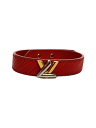 【中古】LOUIS VUITTON◆バングル/--/RED/レディース/M6401E【服飾雑貨他】