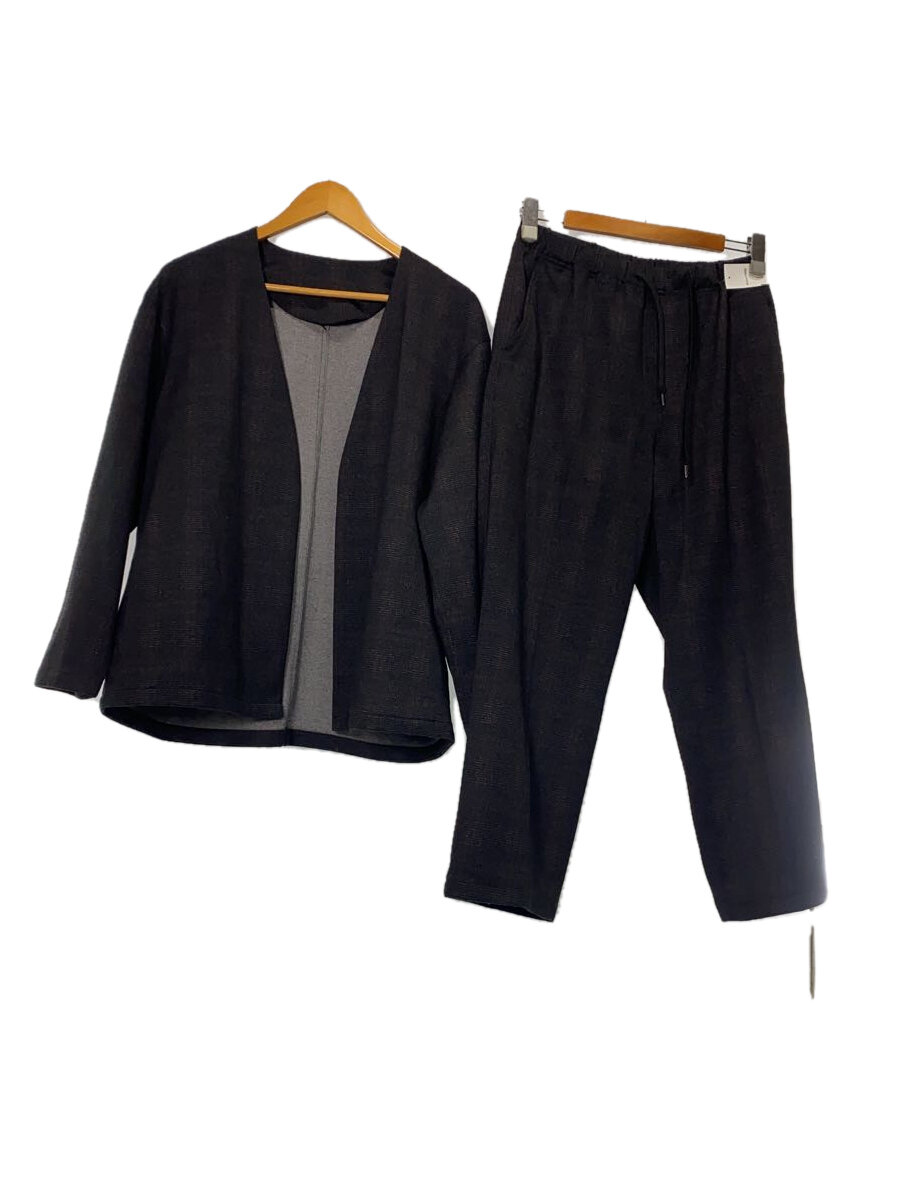 【中古】BEAMS Lights◆セットアップ/S/ポリエステル/BRW/チェック/51-17-0015-147【メンズウェア】