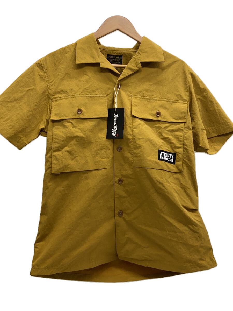 AT-DIRTY◆MIL DOOR S/S SHIRT/半袖シャツ/S/ナイロン/YLW/106-000672-000