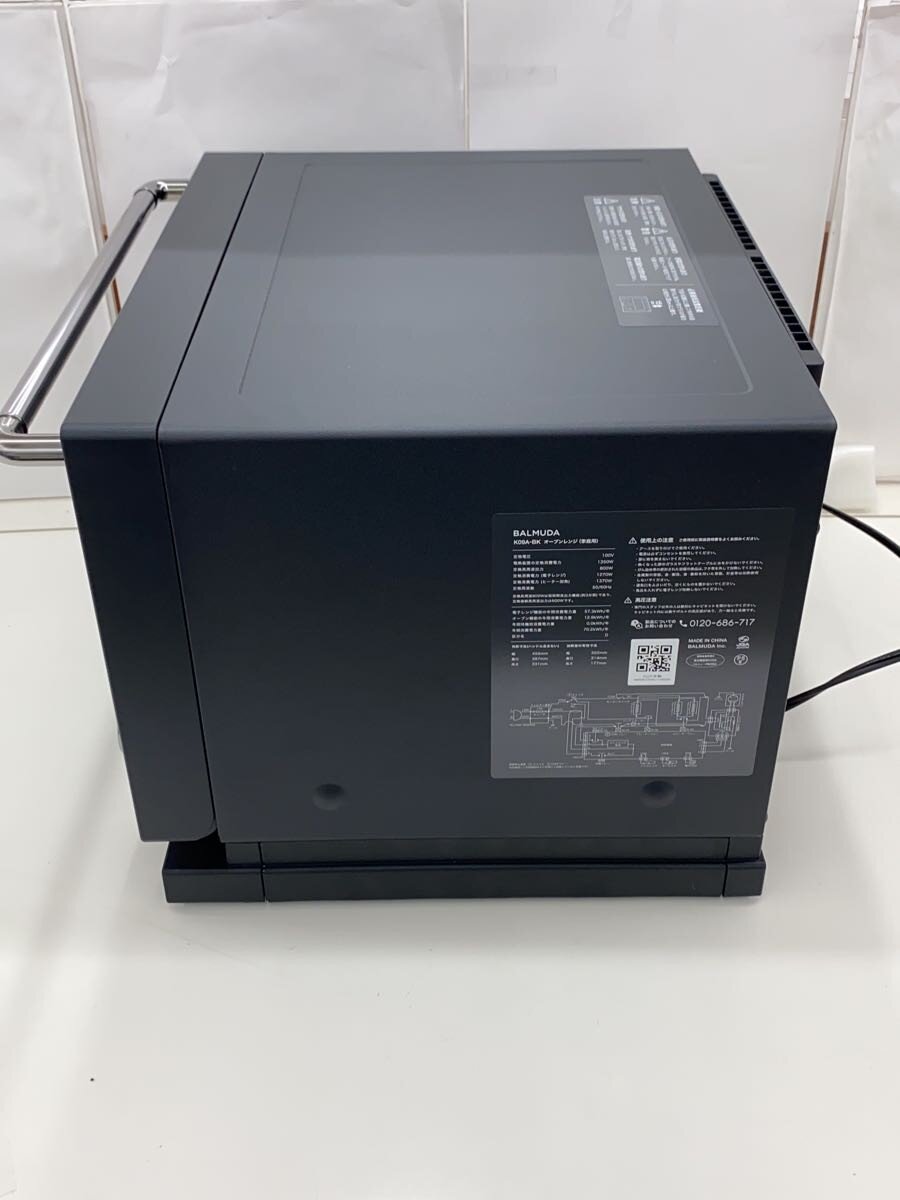 【中古】BALMUDA◆レンジ/K09A-BK【家電・ビジュアル・オーディオ】