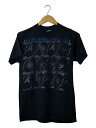 【中古】ROLLING STONES◆Tシャツ/M/コットン/BLK/80S/TEE JAYS/STEEL WHEELS【メンズウェア】