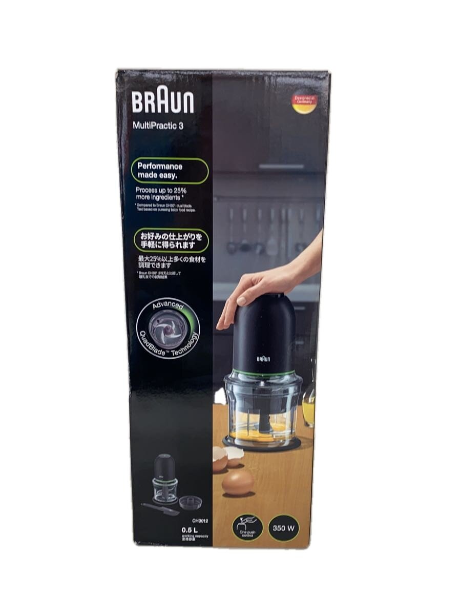 【ブランド】BRAUN 【ブランドカナ】ブラウン 【型番】 【程度】S 【サイズ】 【メインカラー】 【素材・生地】 【キーワード】　　　/ 2026/09/18 セカンドストリート大河原店【1870】【中古】BRAUN◆ミキサー・フードプロセッサー CH3012BK//【家電・ビジュアル・オーディオ】 ブランド BRAUN 型番 カラー 柄 素材・生地 >色・素材について サイズ >サイズ表示について 実寸（cm） 【調理家電その他】 幅：/ / 高さ：/ / 奥行：/ 【その他】 その他サイズ：/ 商品は　セカンドストリート大河原店の店頭にて販売しております。商品に関するお問合わせは、お電話(TEL:0224-51-5764)にて、問合わせ番号：2318704879883をお伝えください。 配送方法やお支払い方法に関するお問い合わせは、サポートセンターまでご連絡をお願いします。 ※お電話の対応は営業時間内のみとなります。お問い合わせフォームでお問い合わせの際はご注文番号をご記入下さい