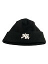 【中古】NEW ERA◆ニットキャップ/--/アクリル/BLK/無地/メンズ/202668【服飾雑貨他】