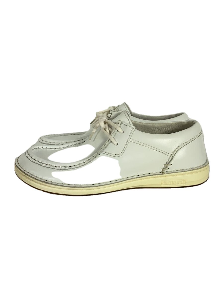 Deck Shoes - 【中古】BIRKENSTOCK◆デッキシューズ/40/WHT/レザー【シューズ】