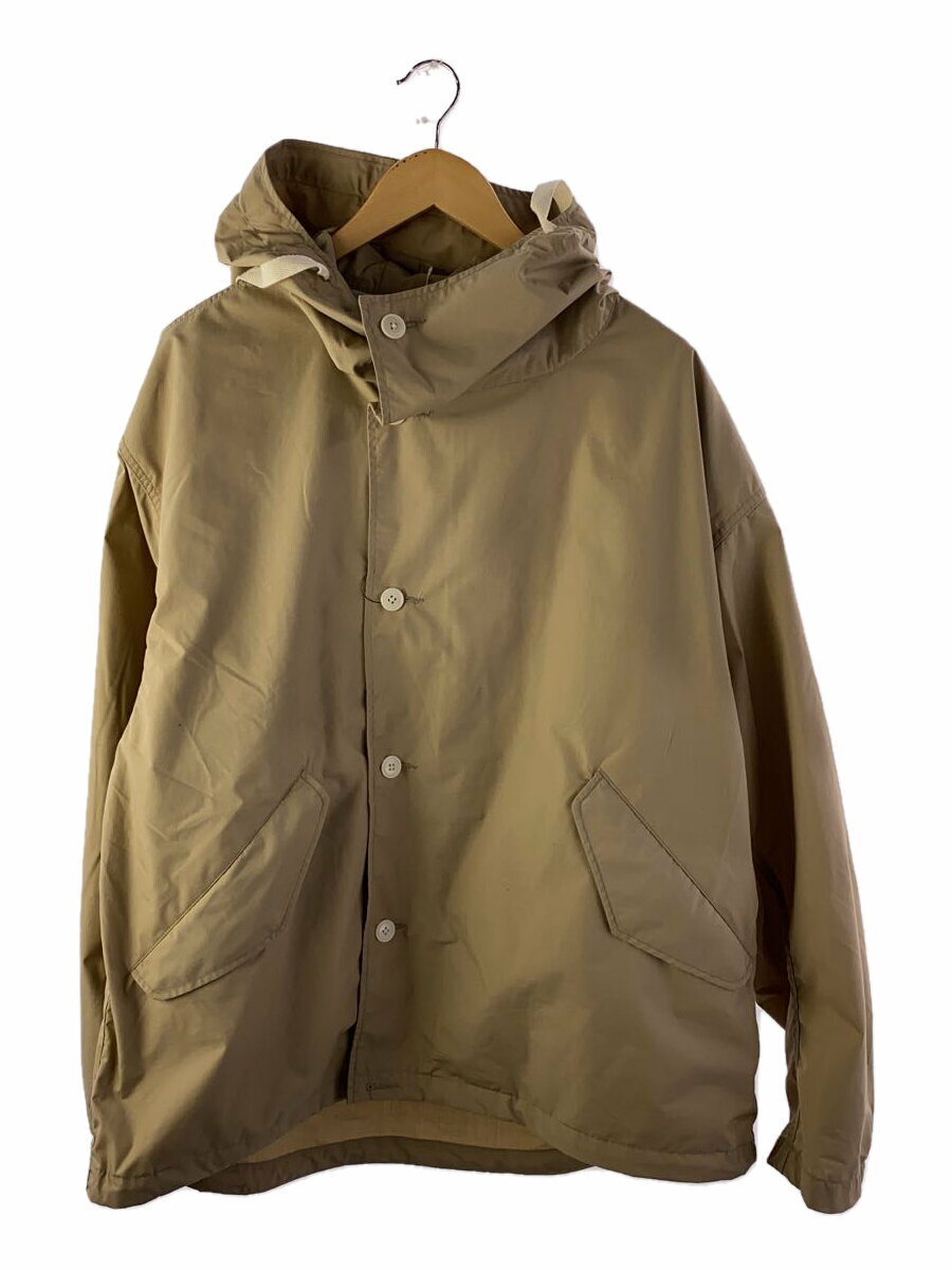 【中古】nanamica◆Hooded Jacket/ジャケット/L/コットン/BEG/SUAF370U【メンズウェア】