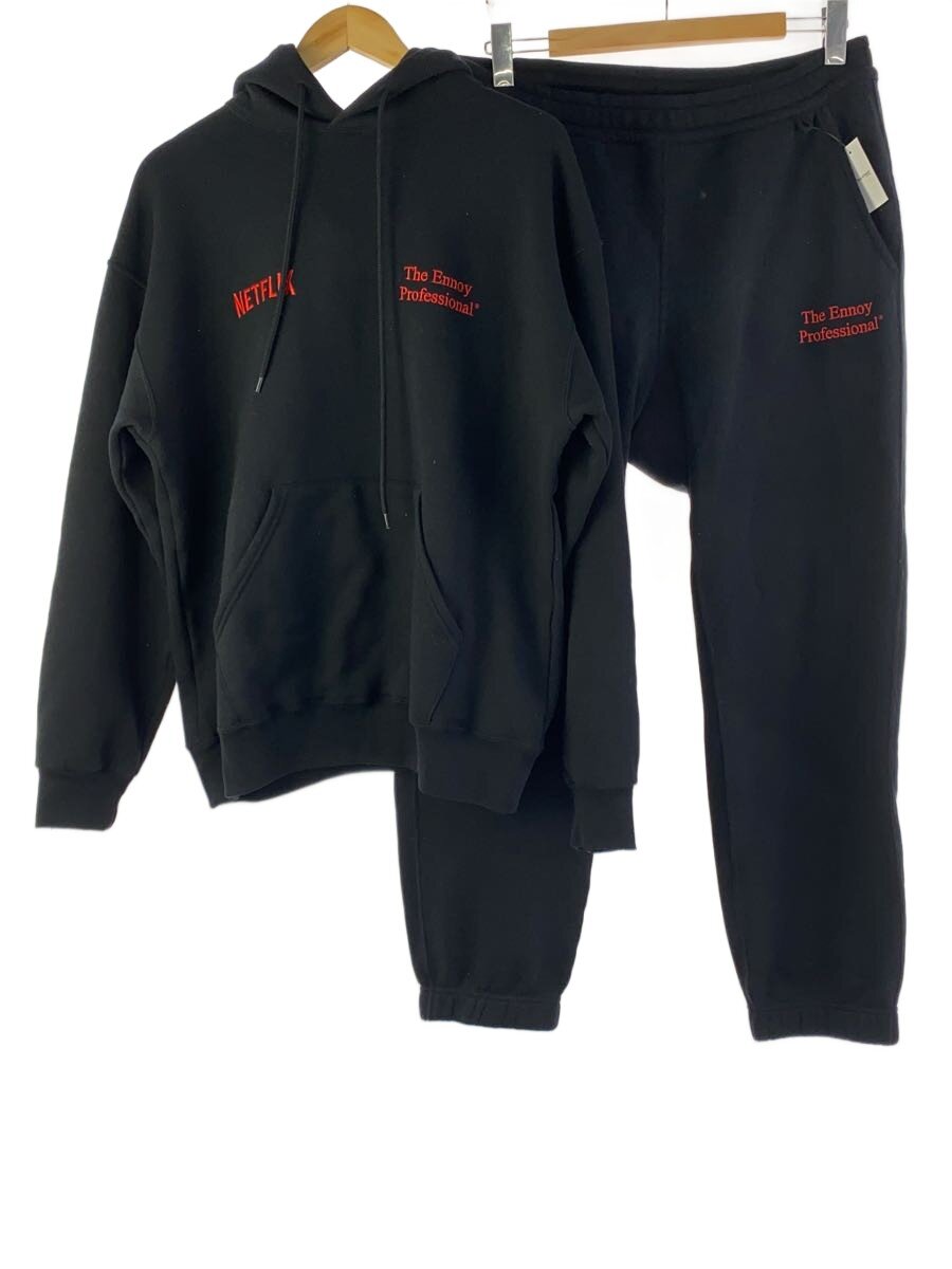 【中古】the ennoy professional◆セットアップ/L/コットン/BLK/AW23BRENCT02NTL【メンズウェア】